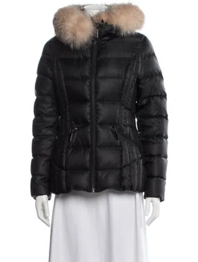 Pre-owned Dawn Levy Down Jacket In Black