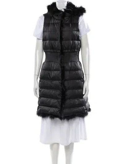 Pre-owned Dawn Levy Down Jacket In Black