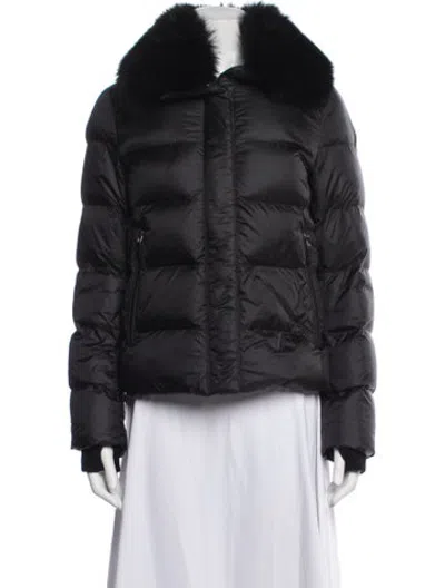 Pre-owned Dawn Levy Down Jacket In Black