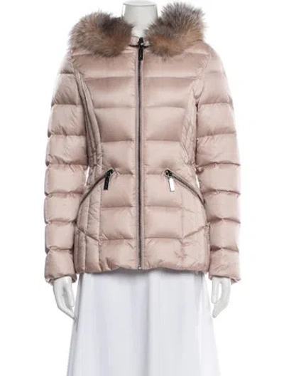 Pre-owned Dawn Levy Down Jacket In Pink