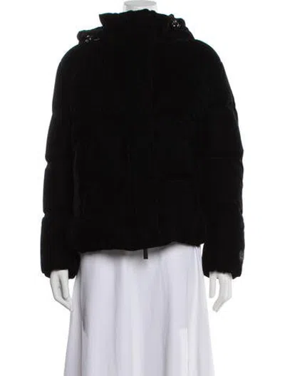 Pre-owned Dawn Levy Down Jacket W/ Tags In Black