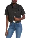 Dawn Levy Florence Quilted Short Jacket In Black
