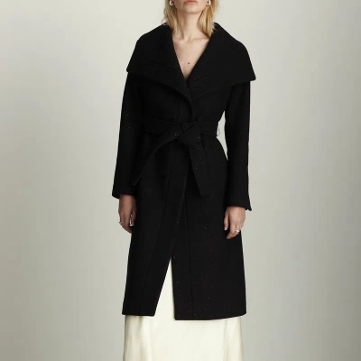 Dawn Levy Gisele Coat In Black