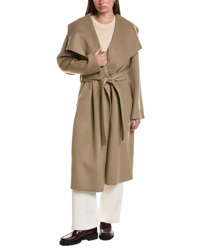 Dawn Levy Gisele Double-faced Wool & Cashmere-blend Coat In Brown