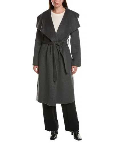 Dawn Levy Gisele Double-faced Wool & Cashmere-blend Coat In Black