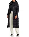 Dawn Levy Greta Long Down Coat In Black