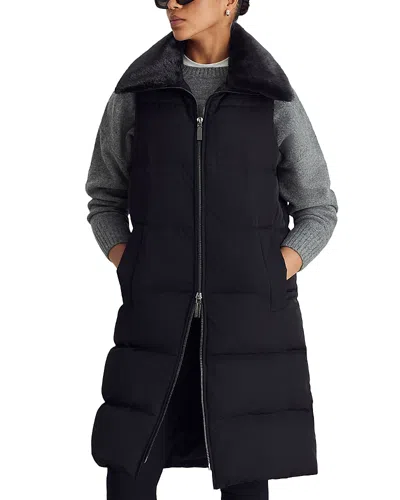 Dawn Levy Miles Puffer Vest In Black