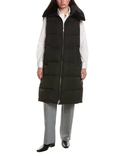 Dawn Levy Miles Puffer Vest In Black