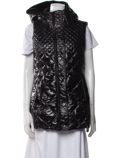 Pre-owned Dawn Levy Nylon Vest In Black