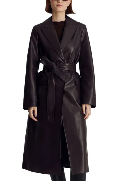 Dawn Levy Ophelia Coat In Chocolate