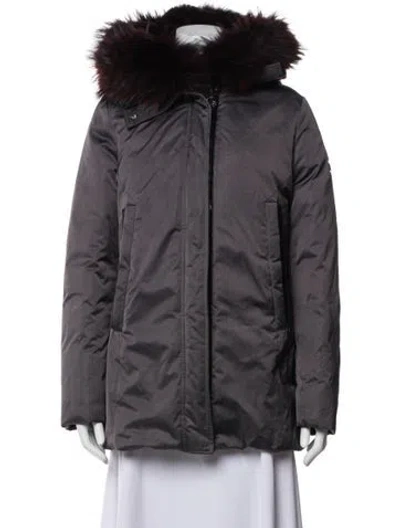 Pre-owned Dawn Levy Parka In Gray