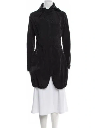 Pre-owned Dawn Levy Trench Coat In Black