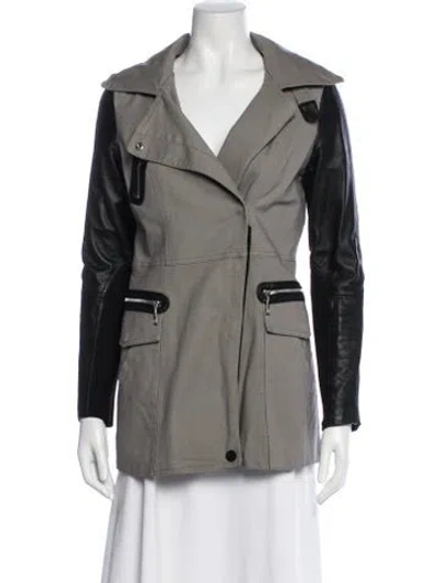 Pre-owned Dawn Levy Trench Coat In Multi