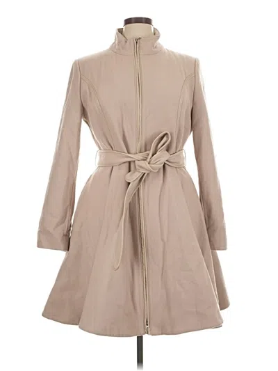 Pre-owned Dawn Levy Trenchcoat In Tan