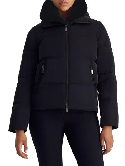 Dawn Levy Women's Nicola Faux-fur-lined Puffer Jacket In Black