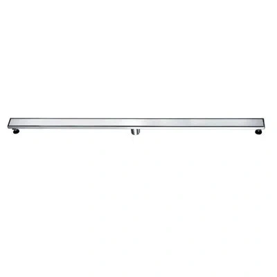Dawn Volga River Series 59 Inch Long Stainless Steel Linear Floor Shower Drain In Silver