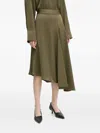 Day Birger Et Mikkelsen Asymmetric Midi Skirt In Green