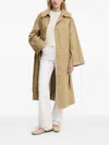 Day Birger Et Mikkelsen Belted Button-cuff Coat In Brown