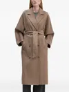 Day Birger Et Mikkelsen Belted Double-breasted Coat In Neutral
