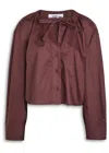 Day Birger Et Mikkelsen Birch Chintz Cotton Shirt In Brown