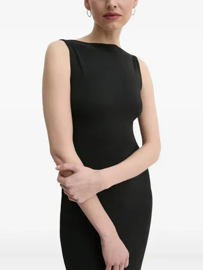 Day Birger Et Mikkelsen Boat-neck Midi Dress In Black