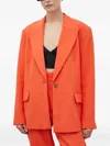 Day Birger Et Mikkelsen Buttoned Blazer In Orange
