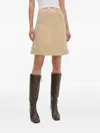 Day Birger Et Mikkelsen Buttoned-pocket Skirt In Neutral