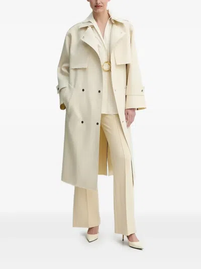 DAY BIRGER ET MIKKELSEN CHAPLIN RAW-EDGE BELTED COAT