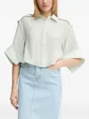 Day Birger Et Mikkelsen Cropped Shirt In Green