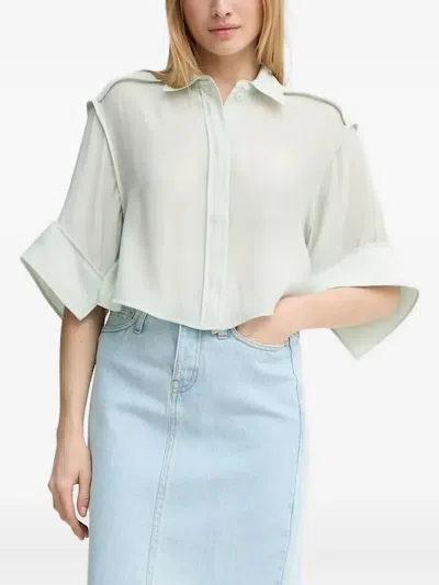 Day Birger Et Mikkelsen Cropped Shirt In Green