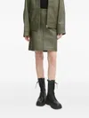 Day Birger Et Mikkelsen Danin Leather Mini Skirt In Green