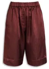Day Birger Et Mikkelsen Denny Satin-twill Shorts In Brown