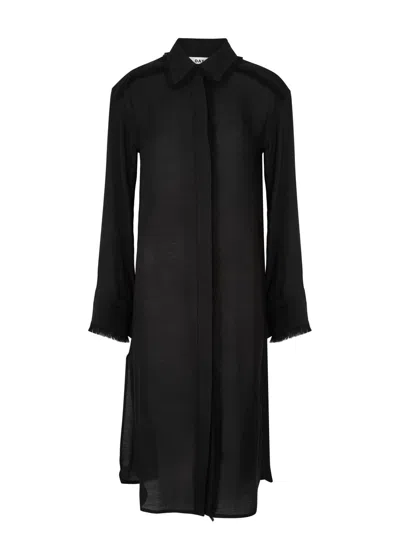 Day Birger Et Mikkelsen Dionne Midi Shirt Dress In Black