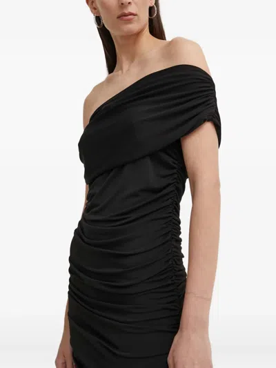 Day Birger Et Mikkelsen Draped Ruched Dress In Black