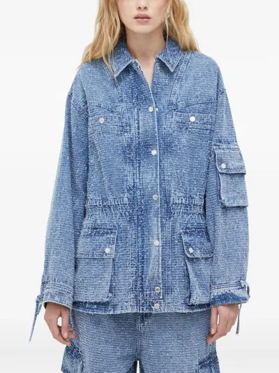 Day Birger Et Mikkelsen Drawstring-waist Denim Jacket In Multi