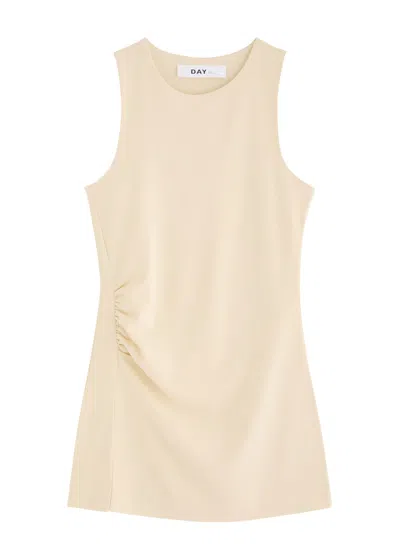 Day Birger Et Mikkelsen Elyna Gathered Stretch-jersey Tank In Cream