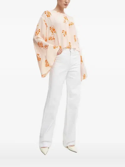 Day Birger Et Mikkelsen Floral Patterned Top In White