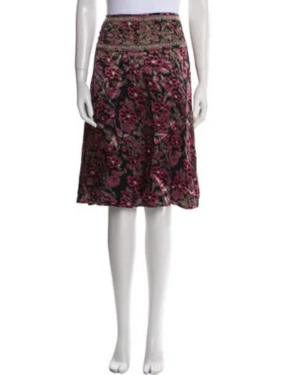 Pre-owned Day Birger Et Mikkelsen Floral Print Knee-length Skirt In Multi
