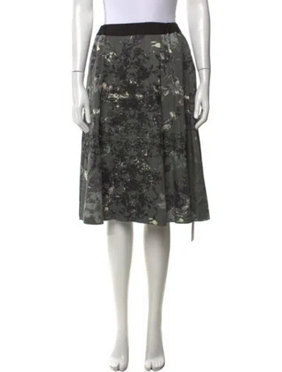 Pre-owned Day Birger Et Mikkelsen Floral Print Midi Length Skirt W/ Tags In Green