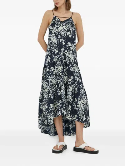 Day Birger Et Mikkelsen Floral Tiered Dress In Blue