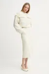 Day Birger Et Mikkelsen Frayed Tweed Jacket In Neutral