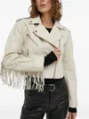 Day Birger Et Mikkelsen Fringe Zip Jacket In Neutral