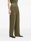Day Birger Et Mikkelsen Front-pleat Trousers In Green