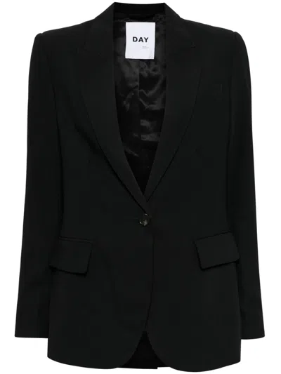 DAY BIRGER ET MIKKELSEN GABARDINE SINGLE BREASTED BLAZER