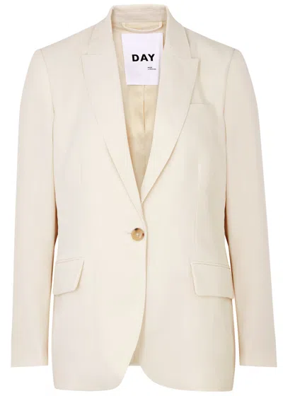 Day Birger Et Mikkelsen Hector Crepe Blazer In Ivory