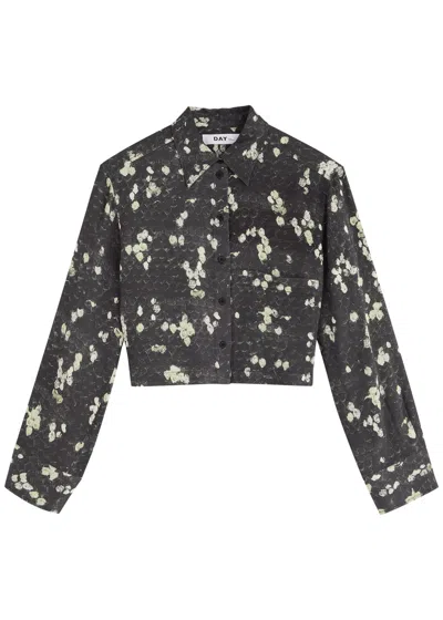 Day Birger Et Mikkelsen Issa Python-print Shirt In Black