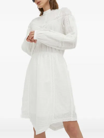 Day Birger Et Mikkelsen Lace-trim Mini Dress In Gray