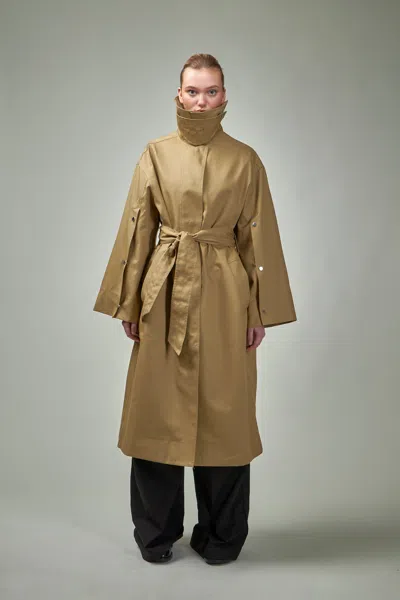 Day Birger Et Mikkelsen Lior Heavy Cotton Coat In Neutral