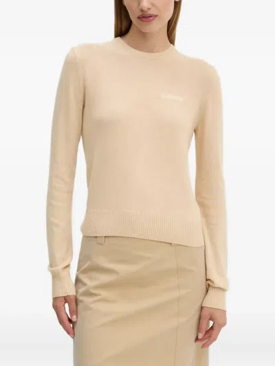 Day Birger Et Mikkelsen Logo Knitwear In Neutral