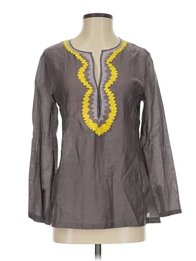 Pre-owned Day Birger Et Mikkelsen Long Sleeve Blouse In Gray